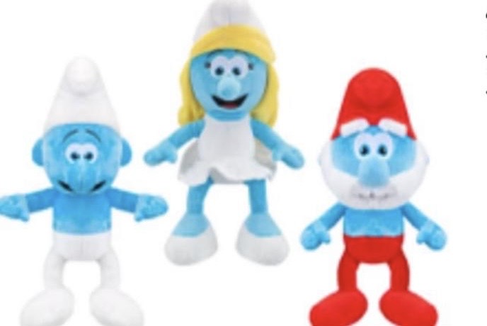 Smurf 3ass 80cm